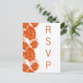 Floral Decadence RSVP Briefkaart (Staand voorkant)