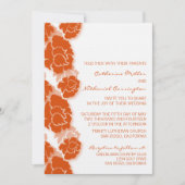 Floral Decadence Wedding Invitation Kaart (Voorkant)