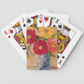 Floral Deck van speelkaarten (Achterkant)