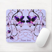 Floral Deco Mousepad Muismat (Met muis)