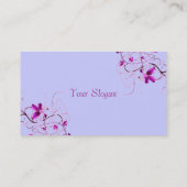 Floral Deco-profielkaart Visitekaartje (Achterkant)