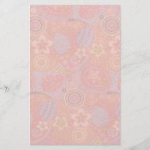 Floral Deco Stationery Briefpapier