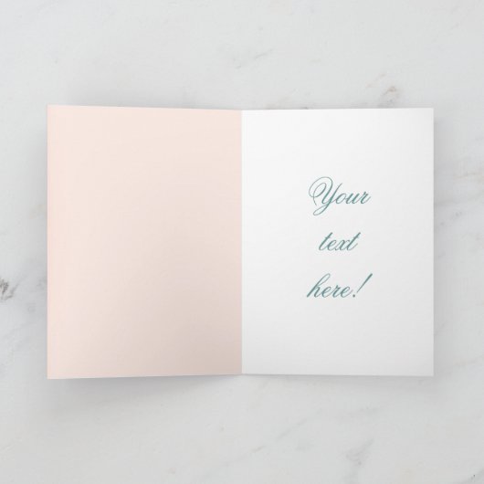 Floral Decor ~ Dank je Bedankkaart (Binnen)