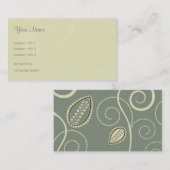 Floral Decor Visitekaartje (Voorkant / Achterkant)