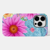 Floral Decorative iPhone 14 Pro hoesje (Achterkant (horizontaal))