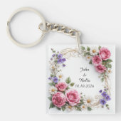 Floral Decorative Wreath Sleutelhanger (voorkant)