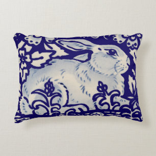 Floral Dedham Delft Accent Kussen