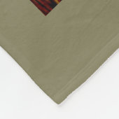 Floral Deer Antler Art over Fleece Blanket 30x40 (Hoek)