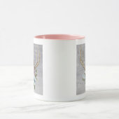 Floral Deer Antlers Mok (Midden)