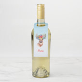 Floral Deer Flessenhanger (Op fles)