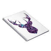Floral Deer Notitieboek (Rechterzijde)
