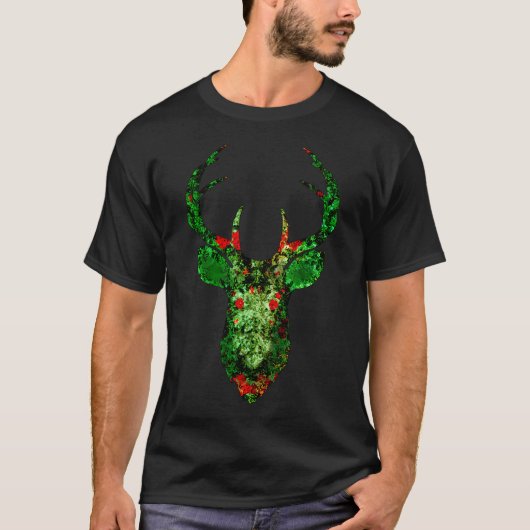 Floral Deer T-shirt (Voorkant)