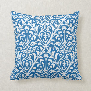 Floral Delft Blue en White Kussen