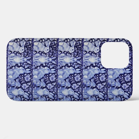 Floral Delft Dedham Chinoiserie Case-Mate iPhone Case (Achterkant (horizontaal))