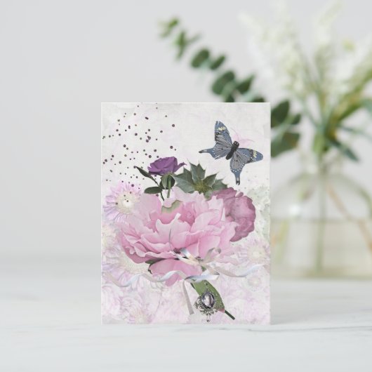 Floral Delight Briefkaart (Staand voorkant)