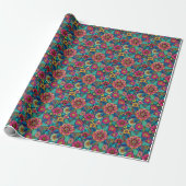 Floral Delight Cadeaupapier (Uitgerold)