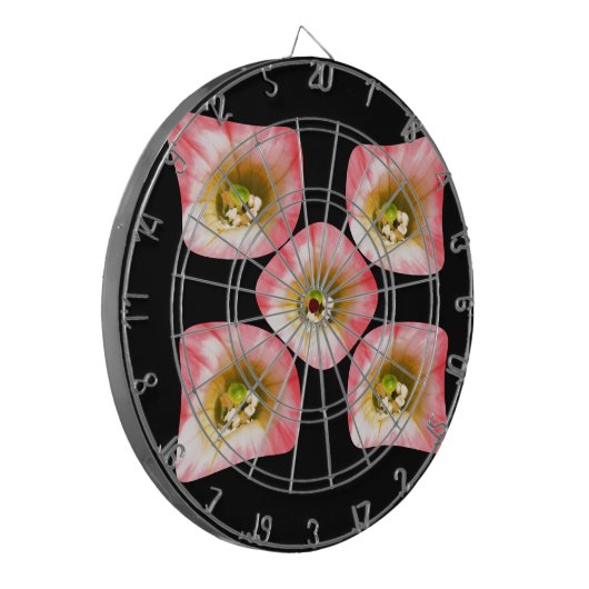 Floral Delight Dartbord (Voorkant Links)