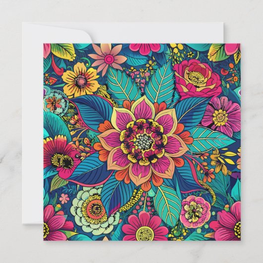 Floral Delight Kaart (Voorkant)