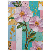 Floral Delight Notitieboek Klembord (Achterkant)