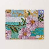 Floral Delight Notitieboek Legpuzzel (Horizontaal)