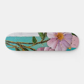 Floral Delight Notitieboek Persoonlijk Skateboard (Horizontaal)