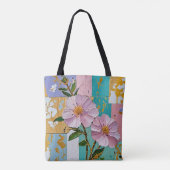 Floral Delight Notitieboek Tote Bag (Achterkant)