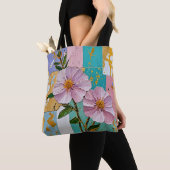 Floral Delight Notitieboek Tote Bag (Dichtbij)