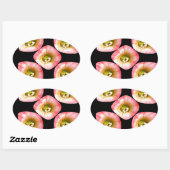 Floral Delight Ovale Sticker (Vel)