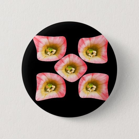 Floral Delight Ronde Button 5,7 Cm (Voorkant)