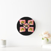 Floral Delight Ronde Klok (Huis)