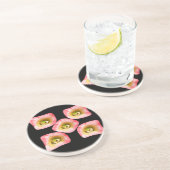 Floral Delight Zandsteen Onderzetter (Zijkant)