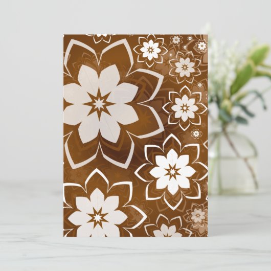 Floral Design 13 Bedankkaart (Staand voorkant)