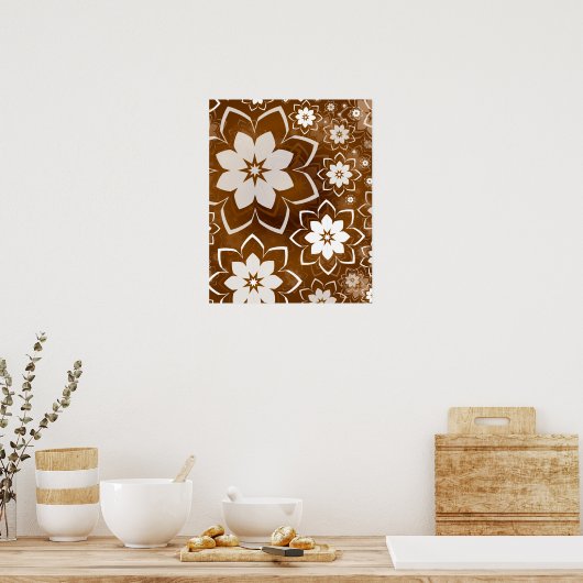 Floral Design 13 Poster (Keuken)