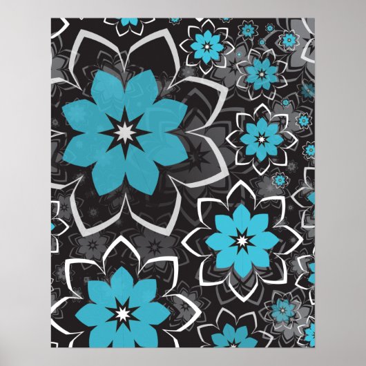 Floral Design 14 Poster (Voorkant)