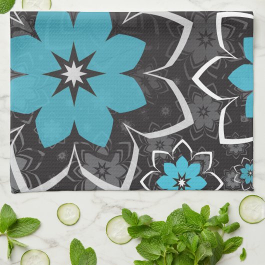 Floral Design 14 Theedoek (Gevouwen)