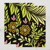 Floral Design 18 Bedankkaart (Voorkant / Achterkant)
