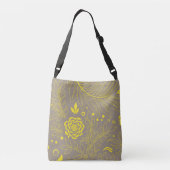 Floral Design 18 Crossbody Tas (Achterkant)