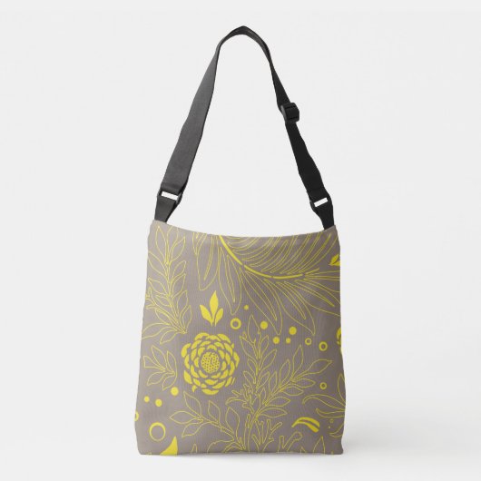 Floral Design 18 Crossbody Tas (Voorkant)