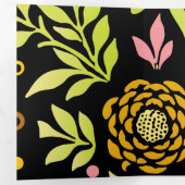 Floral Design 18 Drieluik Wenskaart (Binnenzijde eerst)