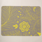 Floral Design 18 Sherpa Deken (Voorkant (horizontaal))