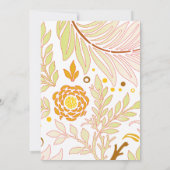 Floral Design 19 Bedankkaart (Achterkant)