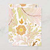 Floral Design 19 Briefkaart (Voorkant / Achterkant)