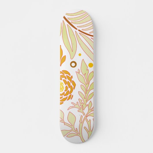 Floral Design 19 Persoonlijk Skateboard (Voorkant)