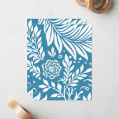 Floral Design 20 Notitiekaartje (Voorkant / Achterkant in situ)