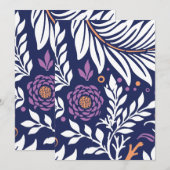 Floral Design 22 Bedankkaart (Voorkant / Achterkant)