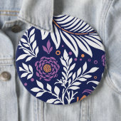 Floral Design 22 Ronde Button 6,0 Cm (In situ)