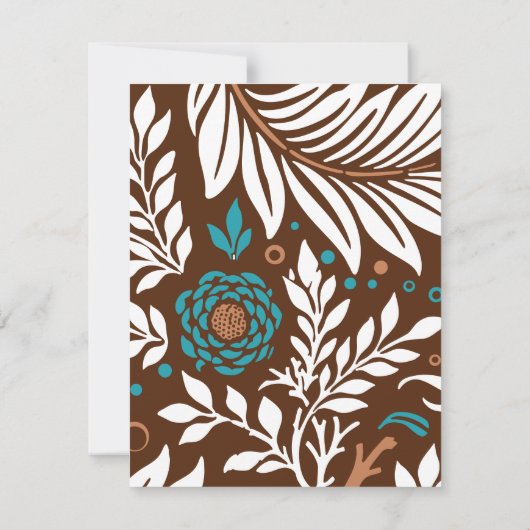 Floral Design 23 Notitiekaartje (Achterkant)