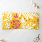 Floral Design 24 Drieluik Wenskaart (Binnen)