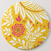 Floral Design 24 Ronde Button 6,0 Cm (Voorkant)