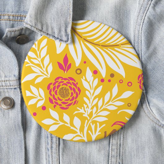 Floral Design 24 Ronde Button 6,0 Cm (In situ)